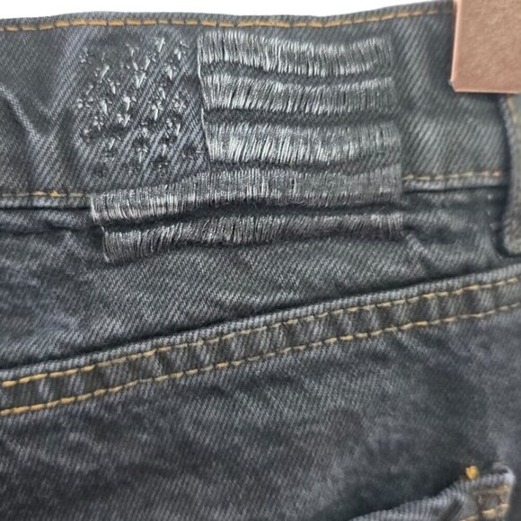 Revice Womens 29 Black Tie Dye Buttonfly High Rise Jeans - Picture 8 of 16